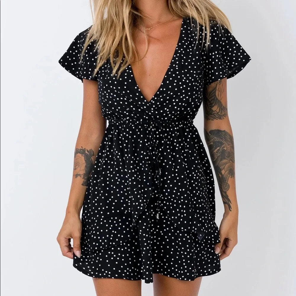 Princess Polly Bobbie Mini Dress - Black - Picture 2 of 7